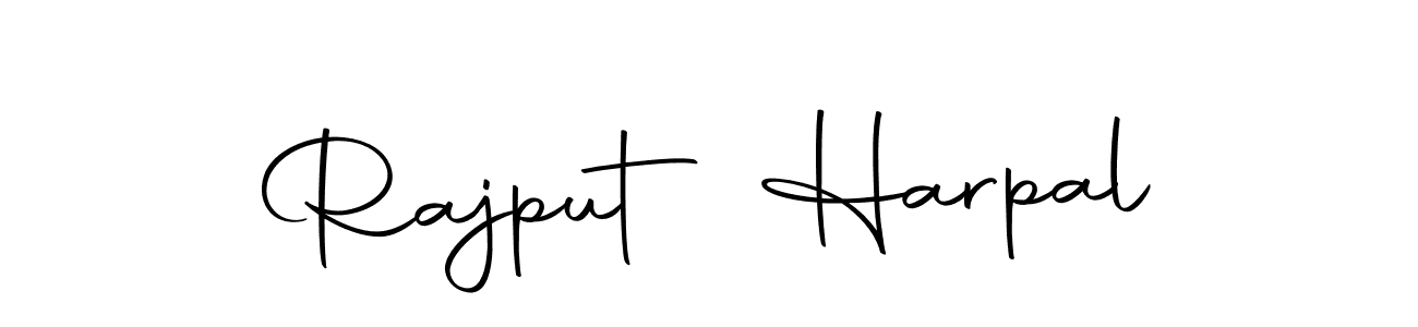 Create a beautiful signature design for name Rajput Harpal. With this signature (Autography-DOLnW) fonts, you can make a handwritten signature for free. Rajput Harpal signature style 10 images and pictures png